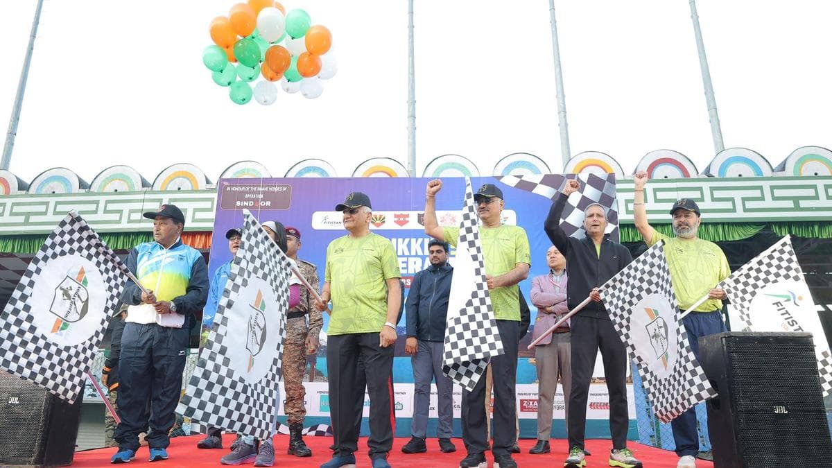 Over 2200 runners participate in Sikkim Soldierthon marathon